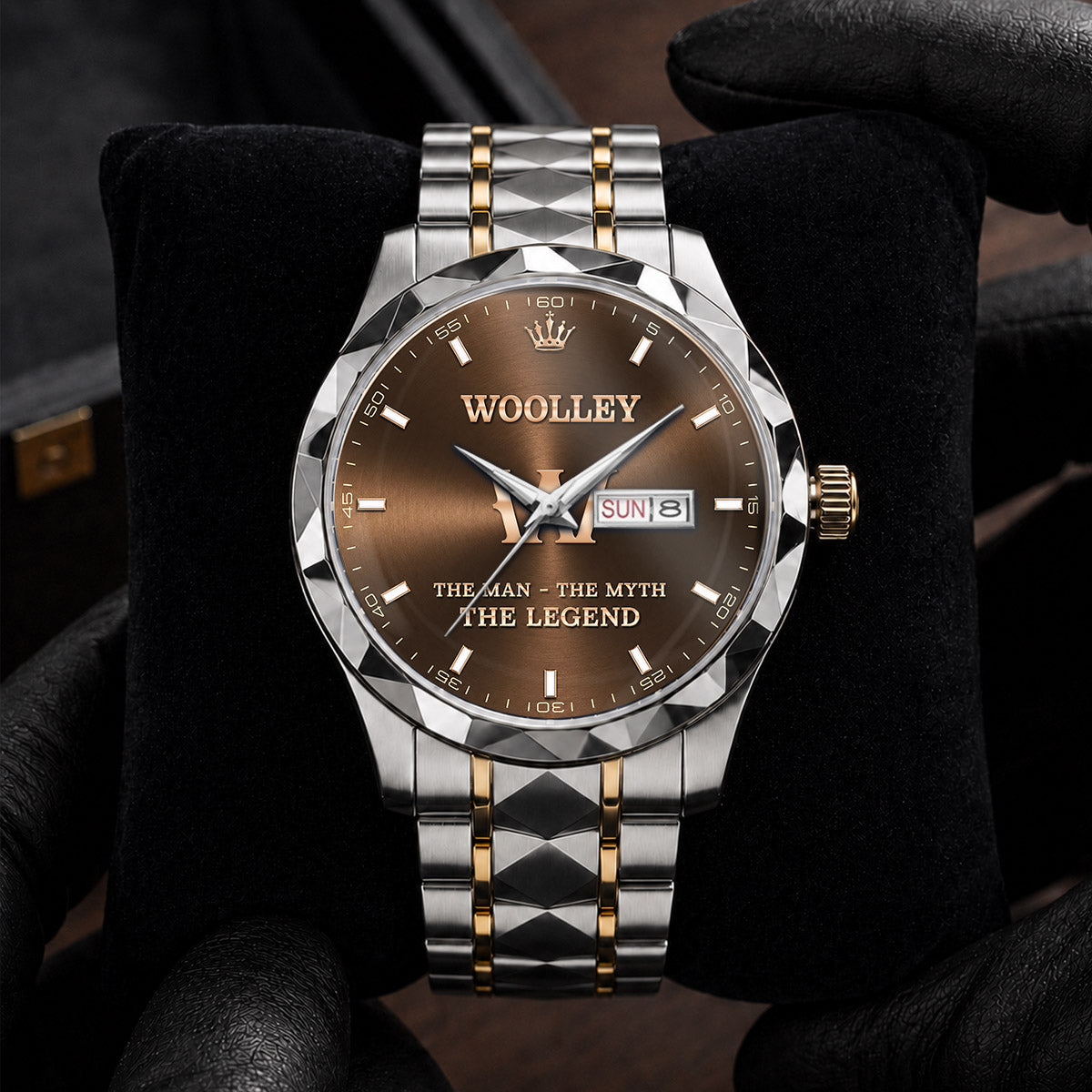 WOOLLEY H79K-04 Engraved Watches Luxury Alloy-Men For Men Personalized