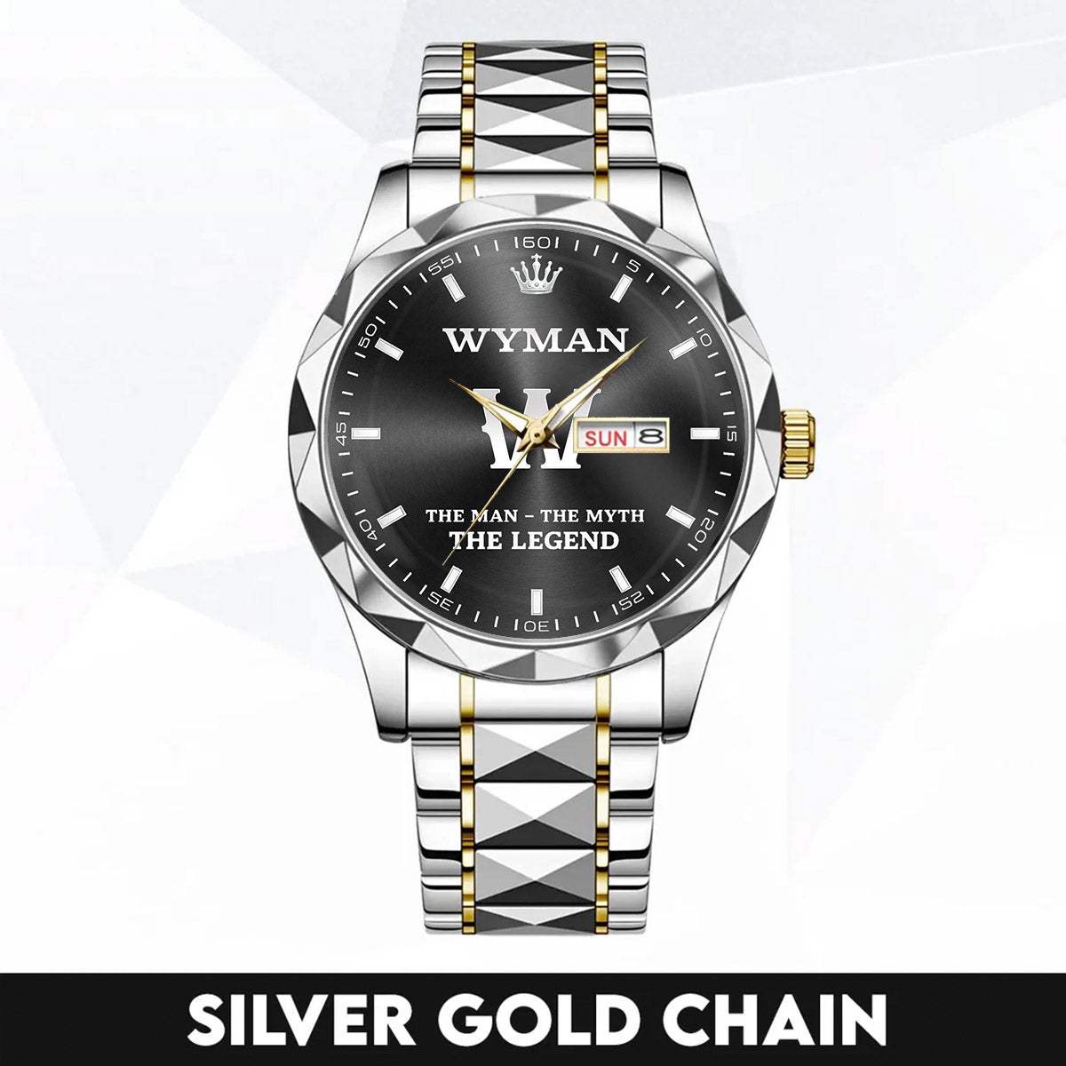 WYMAN H79K-01 Engraved Watches Luxury Alloy-Men For Men Personalized