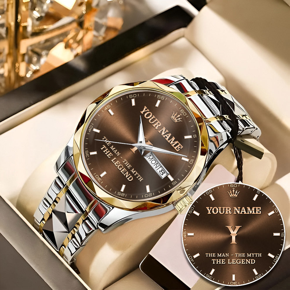Namecollab K07 Custom Engraved & Personalized Watches for Men