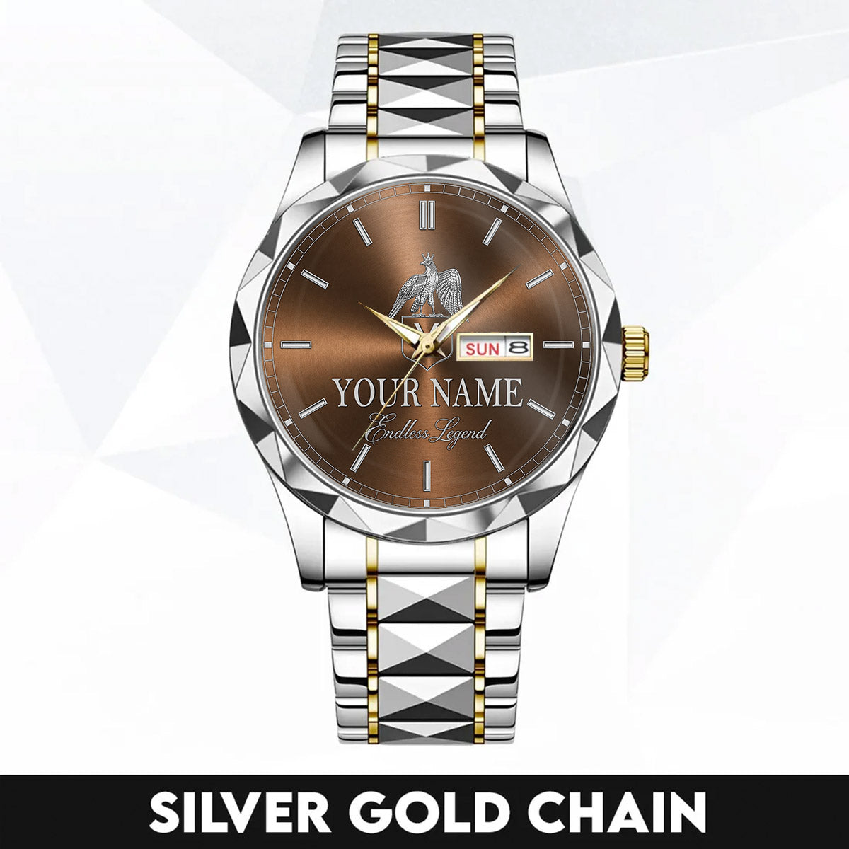 Namecollab K03 Custom Engraved & Personalized Watches for Men