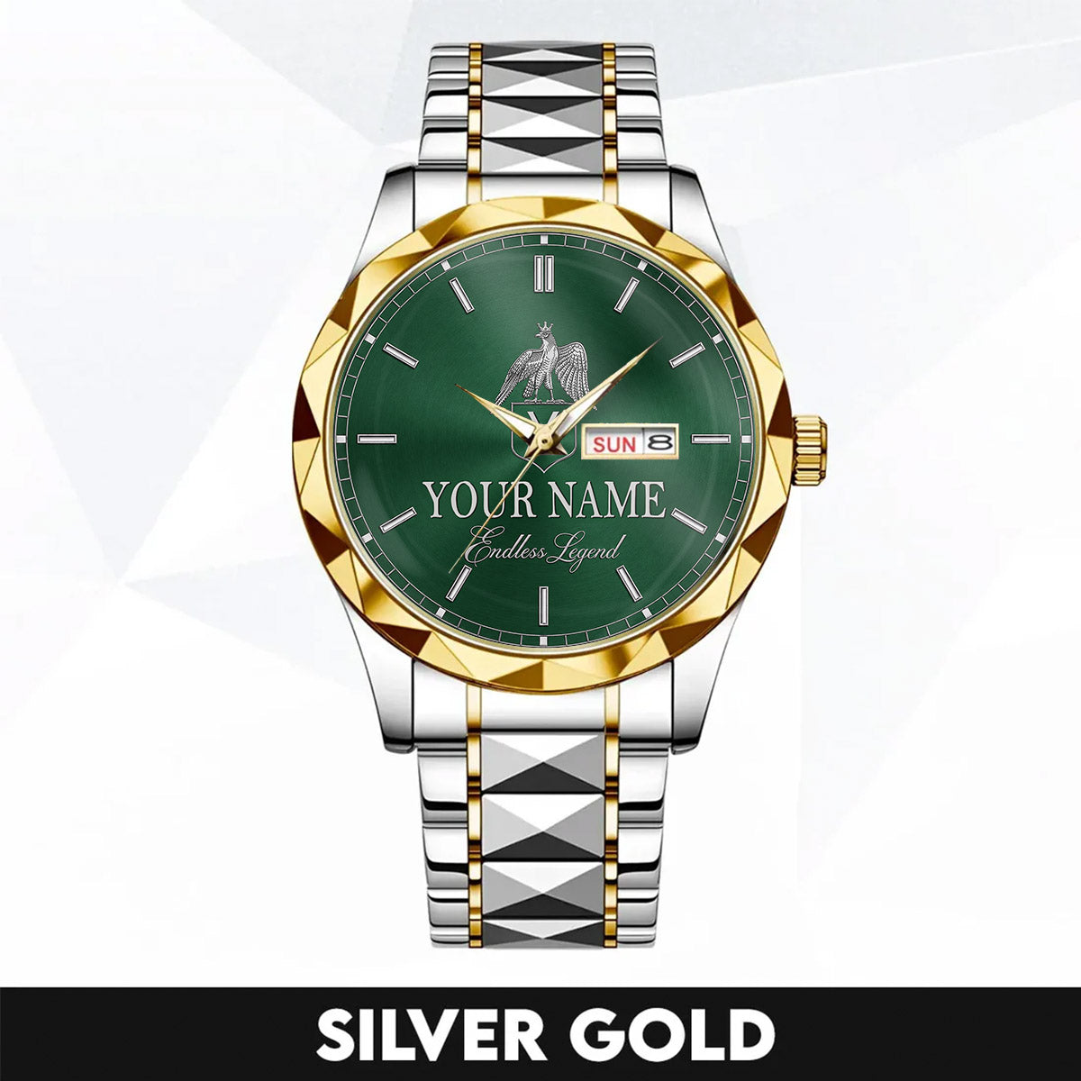 Namecollab K04 Custom Engraved & Personalized Watches for Men