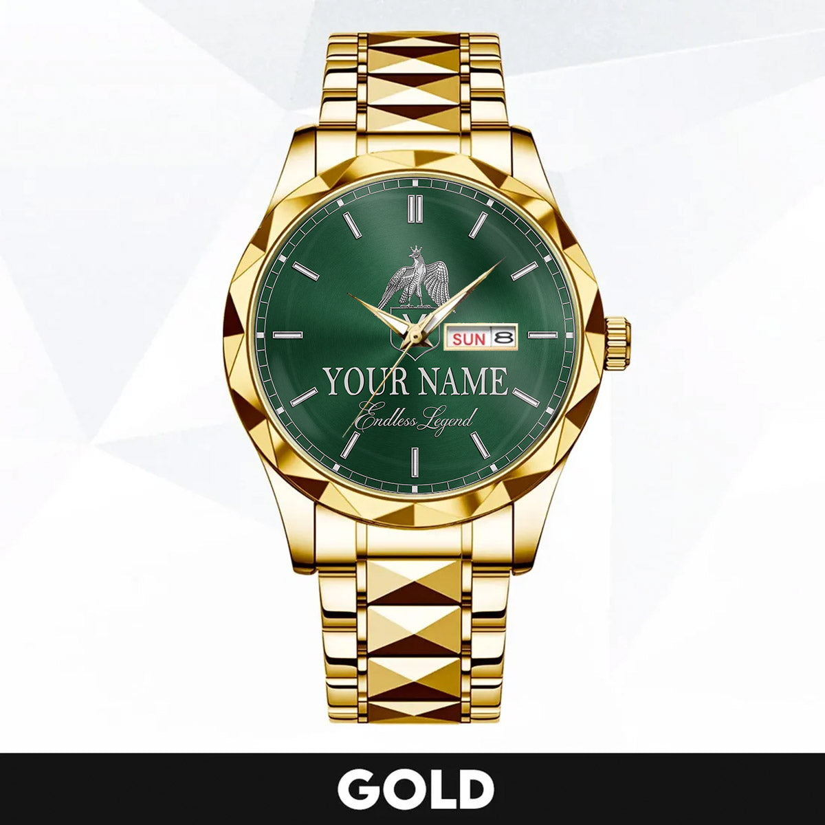 Namecollab K04 Custom Engraved & Personalized Watches for Men