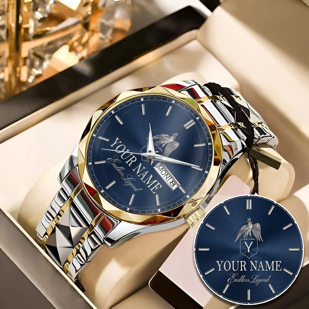 Namecollab K05 Custom Engraved & Personalized Watches for Men