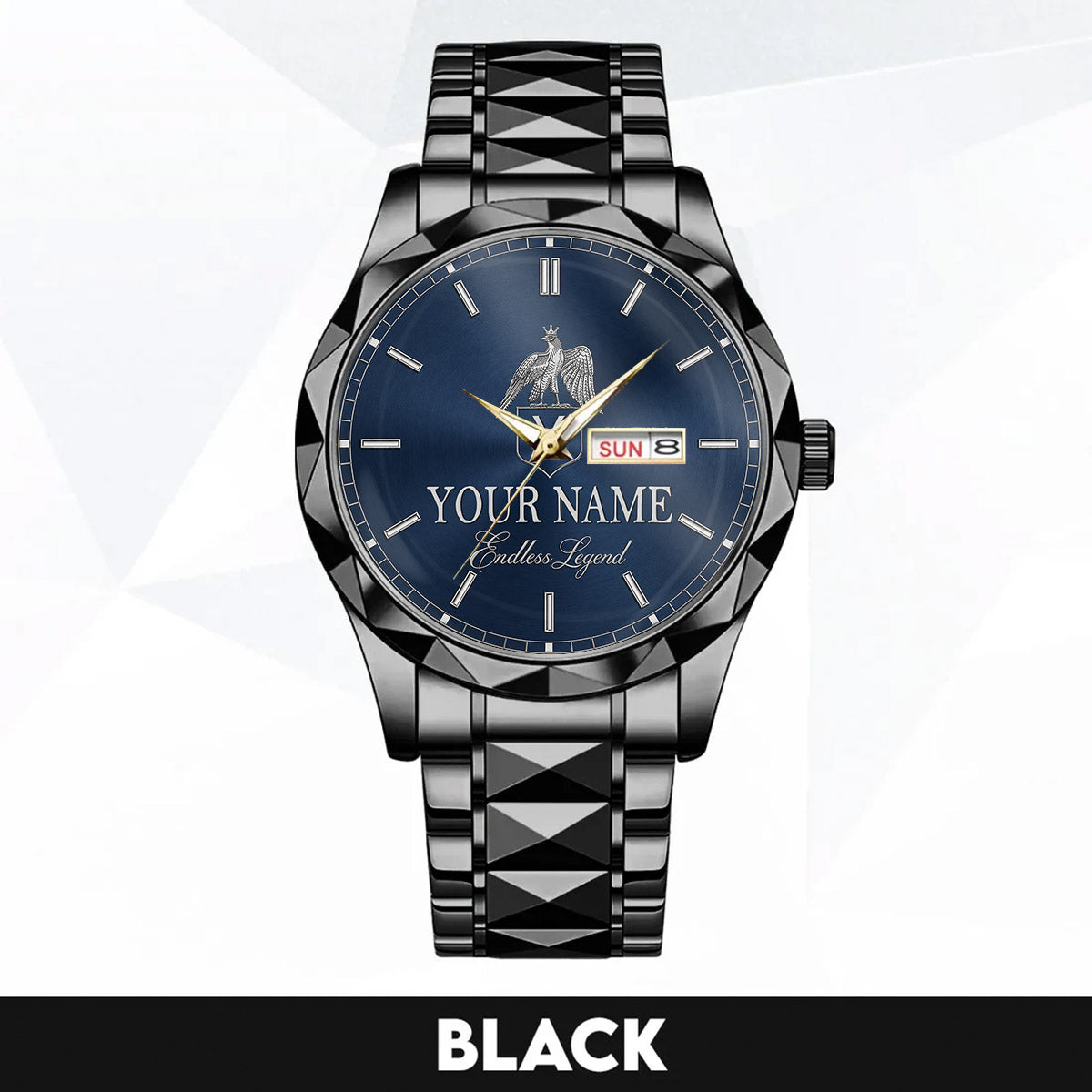 Namecollab K05 Custom Engraved & Personalized Watches for Men