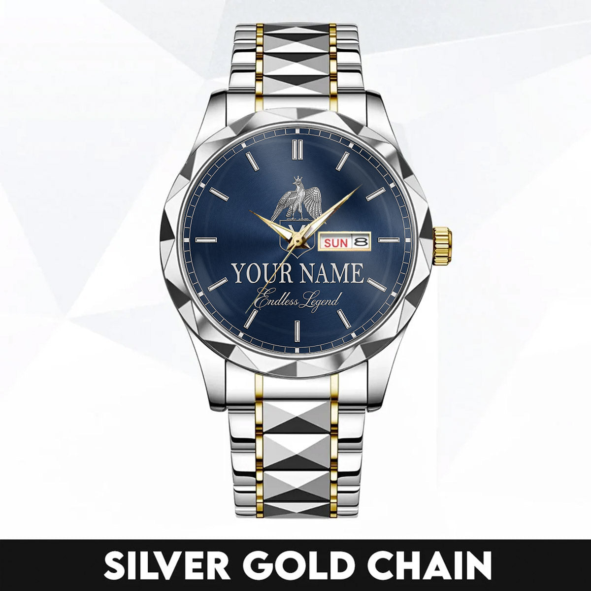 Namecollab K05 Custom Engraved & Personalized Watches for Men