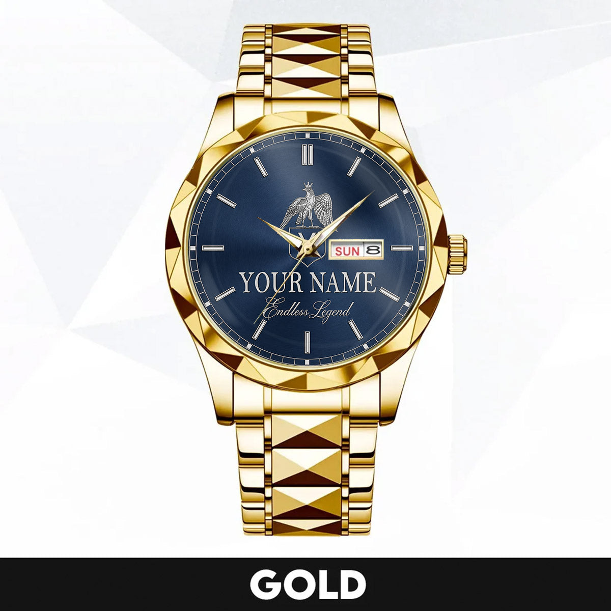 Namecollab K05 Custom Engraved & Personalized Watches for Men