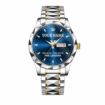 Namecollab K02 Custom Engraved & Personalized Watches for Men
