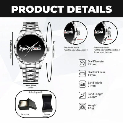 CABA H79K-03 Engraved Watches Luxury Alloy-Men For Men Personalized