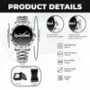 CLAXTON H79K-02 Engraved Watches Luxury Alloy-Men For Men Personalized