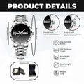 MACIE H79K-02 Engraved Watches Luxury Alloy-Men For Men Personalized