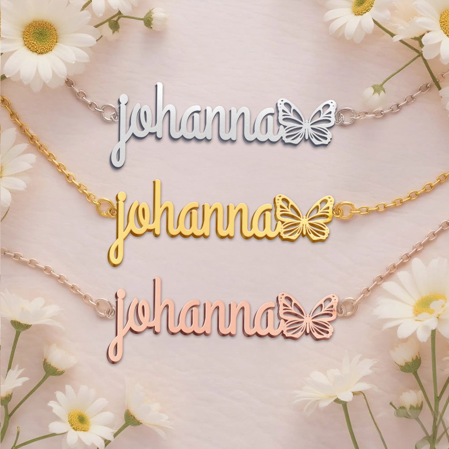 JOHANNA  TTL01 Personalized Name Necklace – Perfect Gift