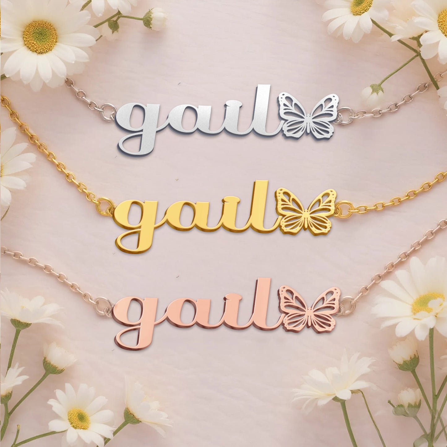GAIL  TTX22 Personalized Name Necklace – Perfect Gift