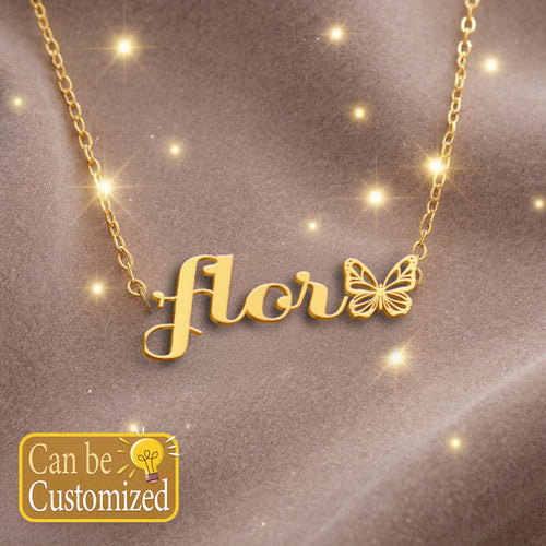 FLOR  TTX22 Personalized Name Necklace – Perfect Gift