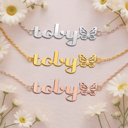 TOBY  TTX22 Personalized Name Necklace – Perfect Gift