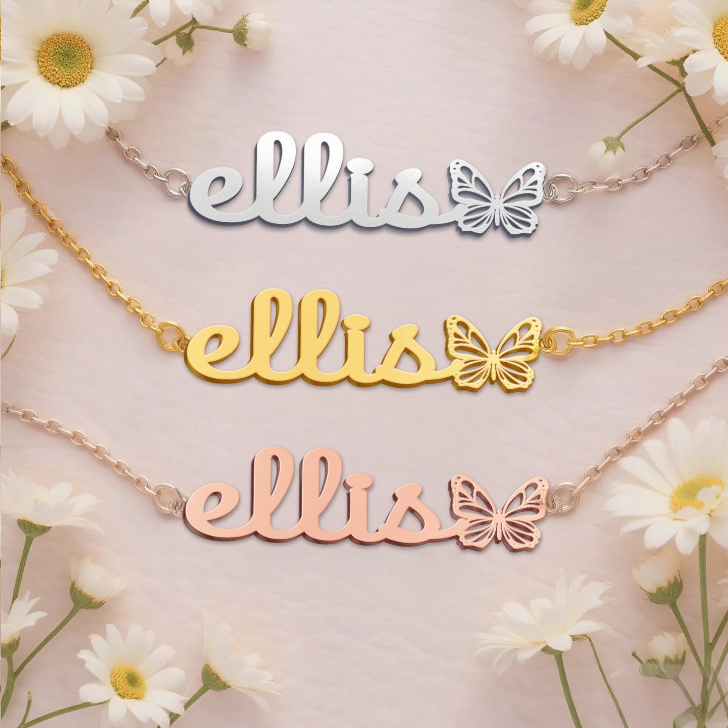 ELLIS  TTL01 Personalized Name Necklace – Perfect Gift