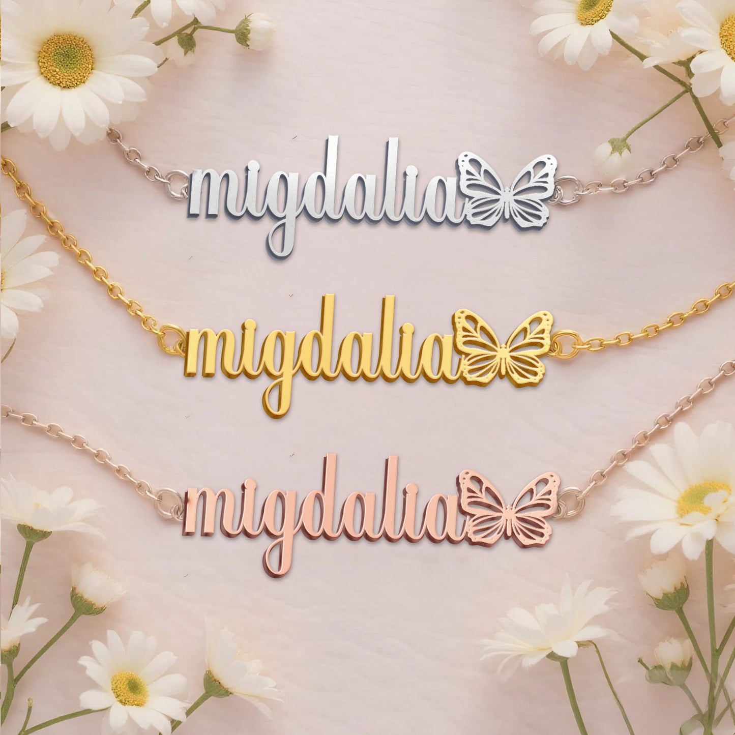 MIGDALIA  TTX22 Personalized Name Necklace – Perfect Gift