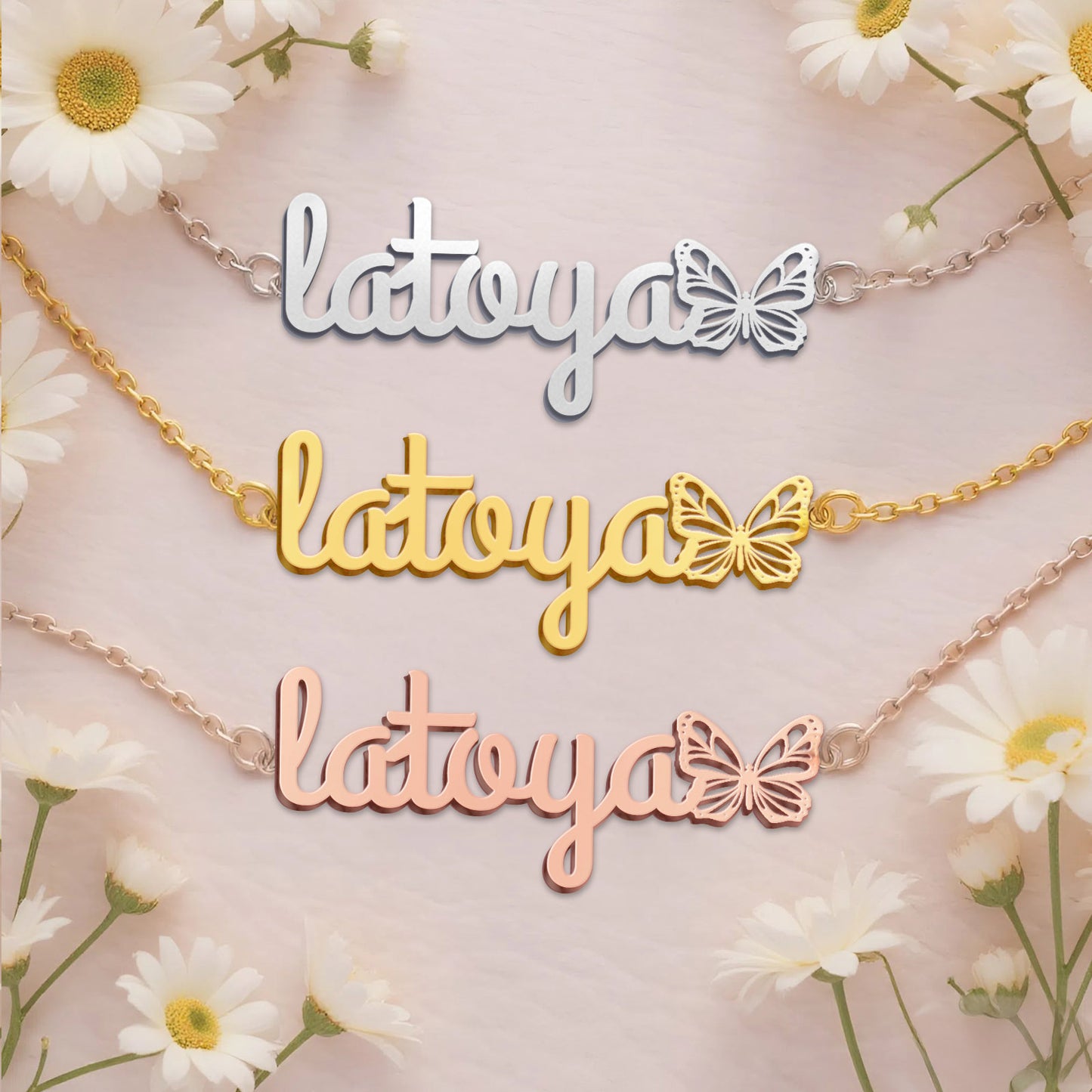 LATOYA  TTL01 Personalized Name Necklace – Perfect Gift