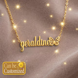 GERALDINE  TTX22 Personalized Name Necklace – Perfect Gift
