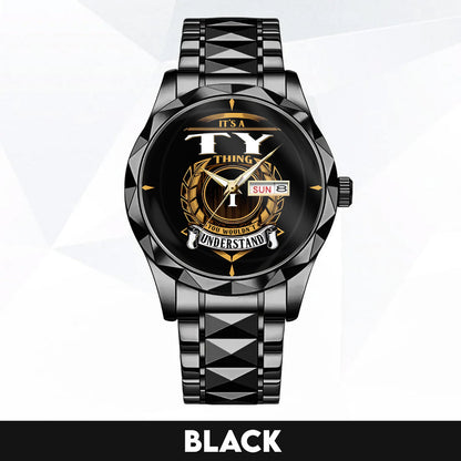 TY H79-02 Thing You Wouldn't Understand Watch – Custom Name & Initial Watch