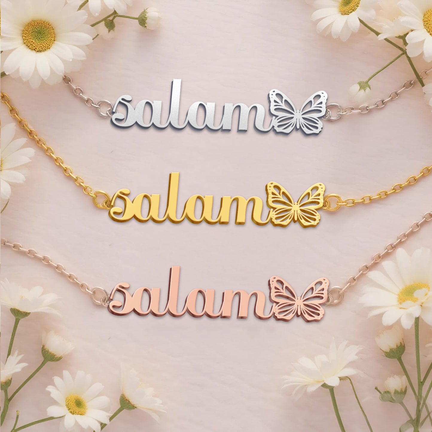 SALAM  TTX22 Personalized Name Necklace – Perfect Gift