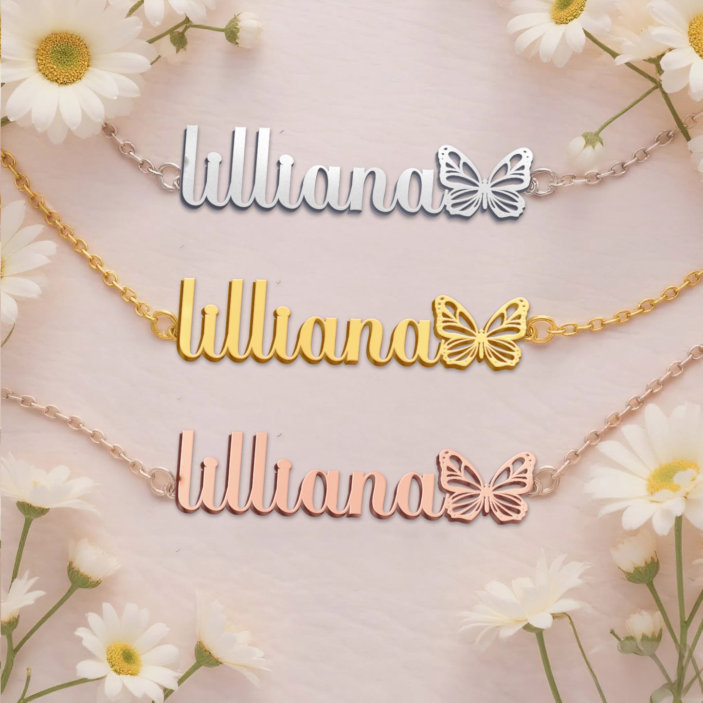 LILLIANA  TTX22 Personalized Name Necklace – Perfect Gift