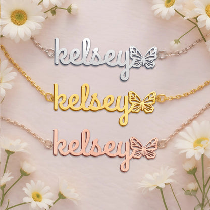 KELSEY  TTL01 Personalized Name Necklace – Perfect Gift
