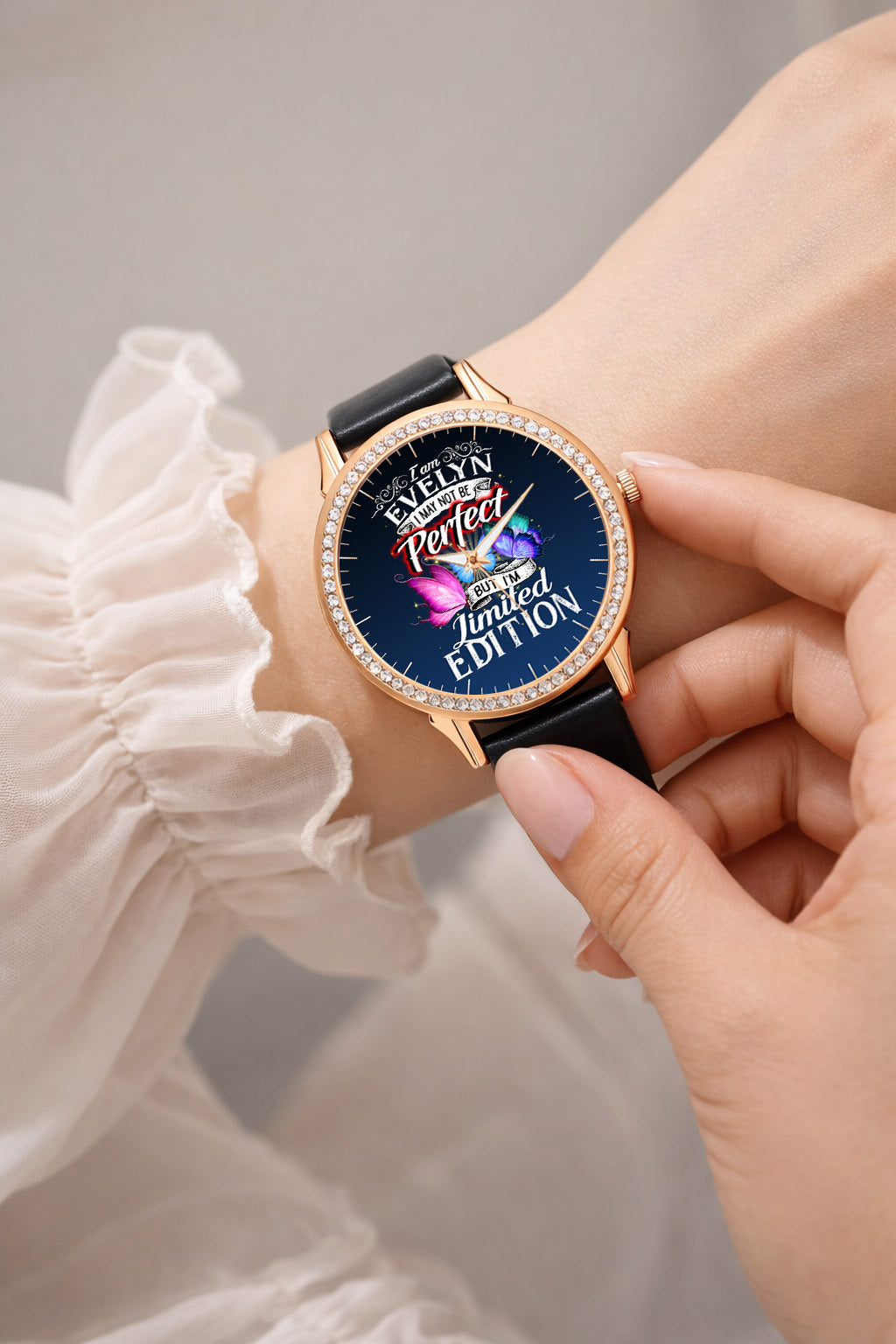 EVELYN  WTG11 Personalized Watch, Premium Gift for Anniversary