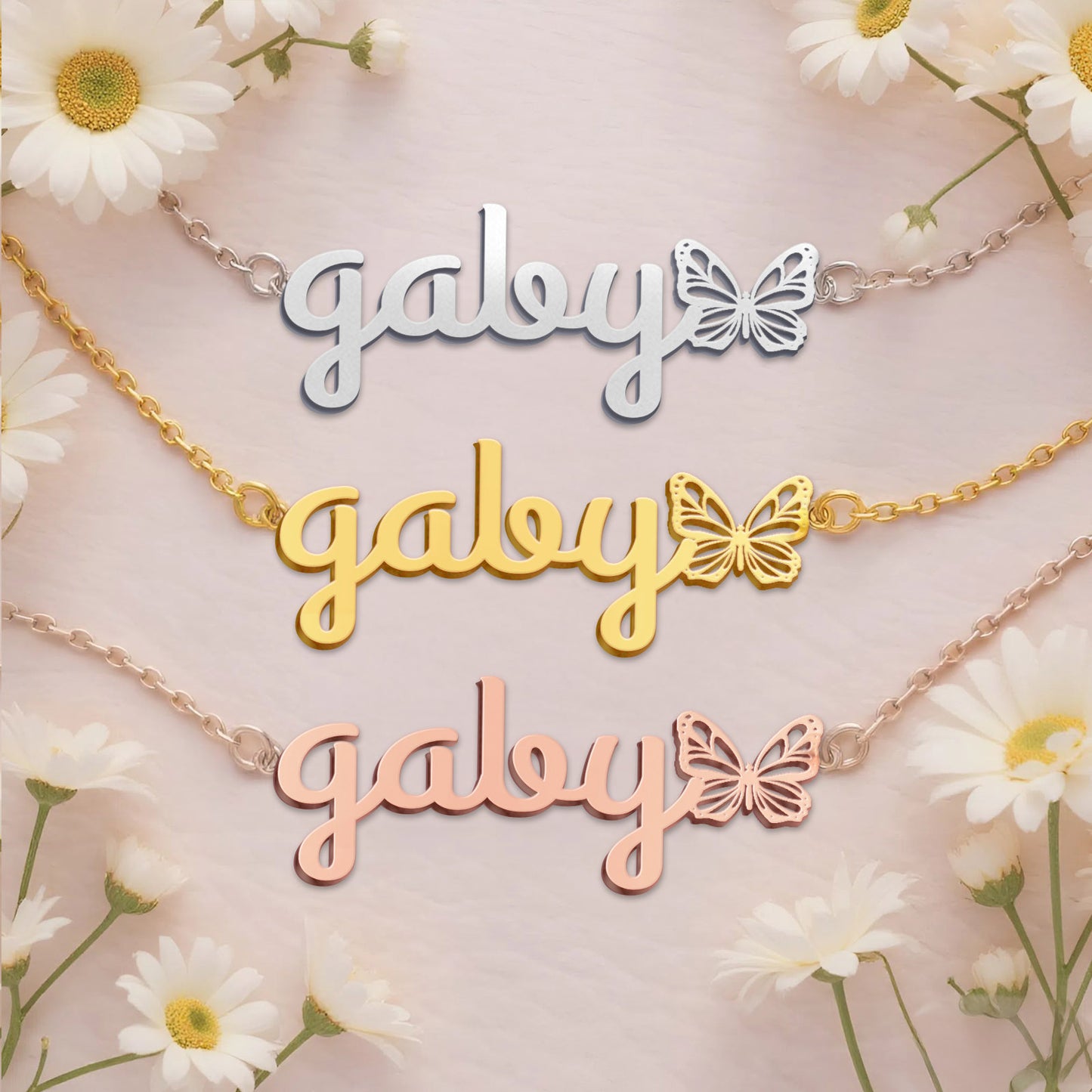 GABY  TTL01 Personalized Name Necklace – Perfect Gift