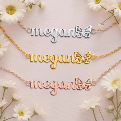 MEGAN  TTX22 Personalized Name Necklace – Perfect Gift