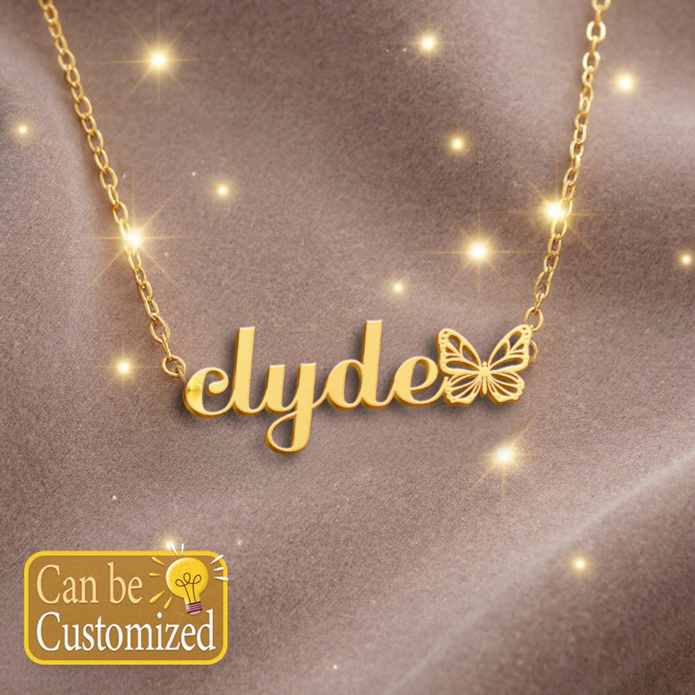 CLYDE  TTX22 Personalized Name Necklace – Perfect Gift