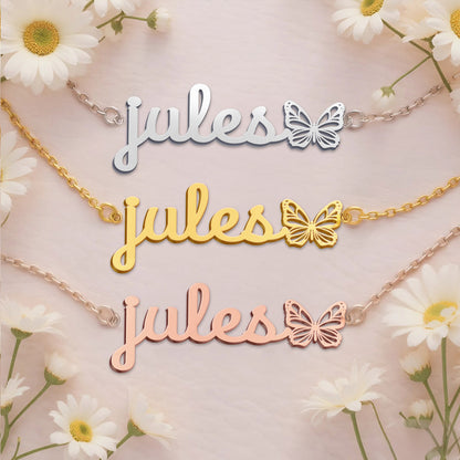 JULES  TTL01 Personalized Name Necklace – Perfect Gift