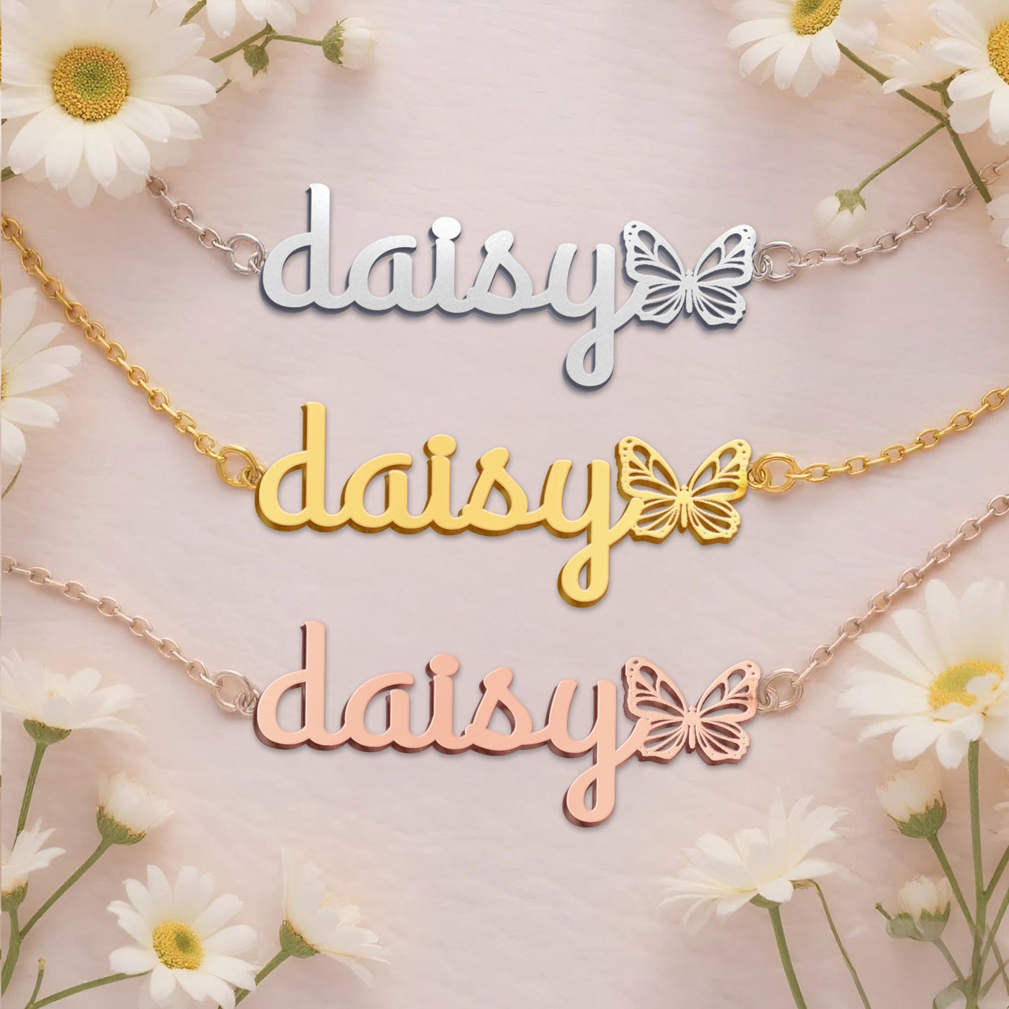 DAISY  TTL01 Personalized Name Necklace – Perfect Gift