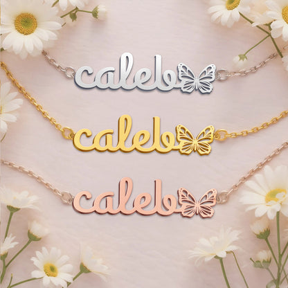 CALEB  TTL01 Personalized Name Necklace – Perfect Gift