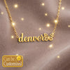 DENVER  TTX22 Personalized Name Necklace – Perfect Gift