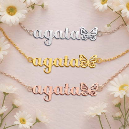 AGATA  TTX22 Personalized Name Necklace – Perfect Gift