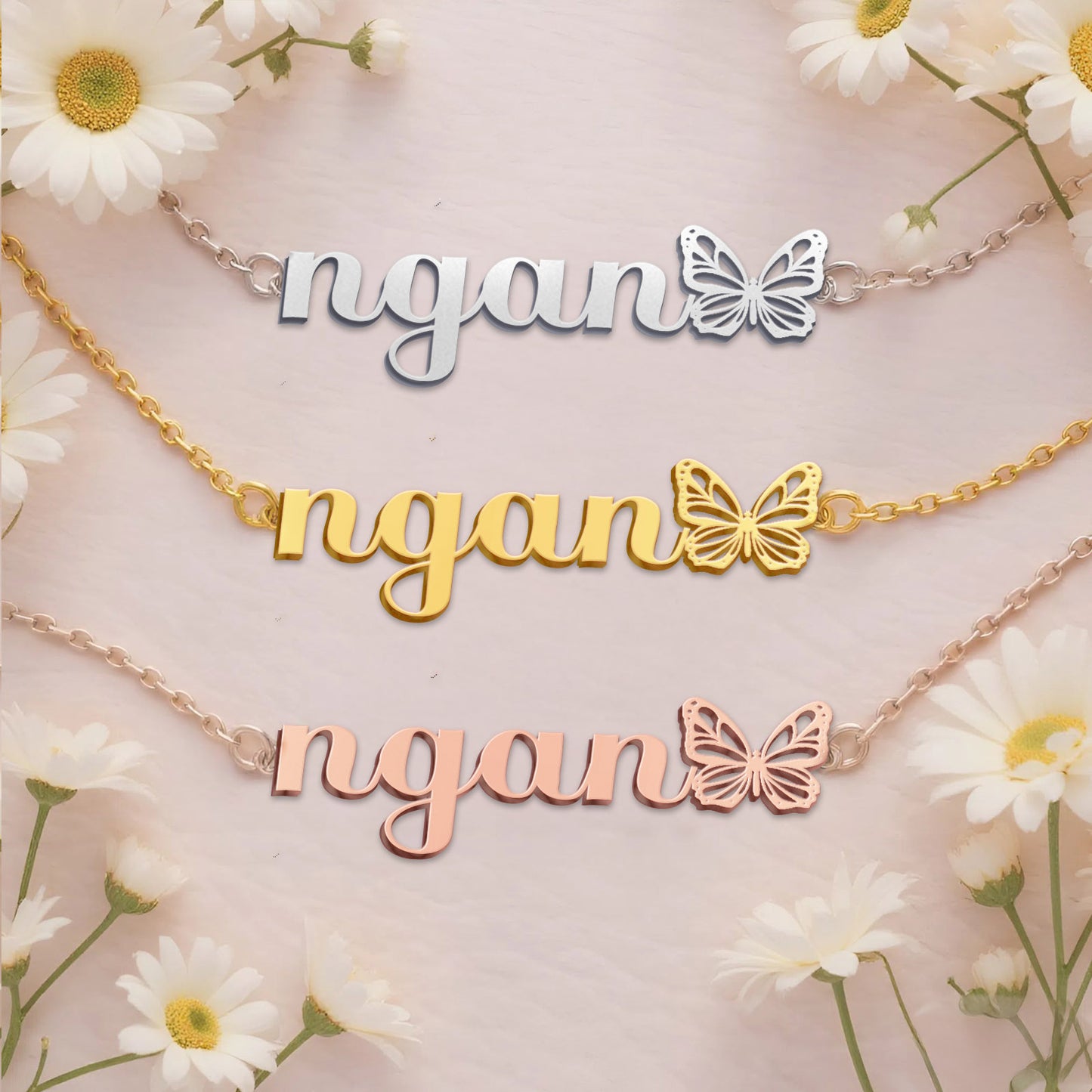 NGAN  TTX22 Personalized Name Necklace – Perfect Gift