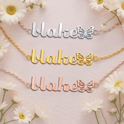BLAKE  TTX22 Personalized Name Necklace – Perfect Gift