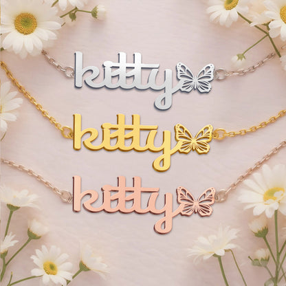 KITTY  TTL01 Personalized Name Necklace – Perfect Gift