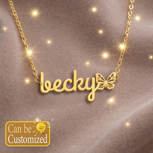 BECKY  TTL01 Personalized Name Necklace – Perfect Gift
