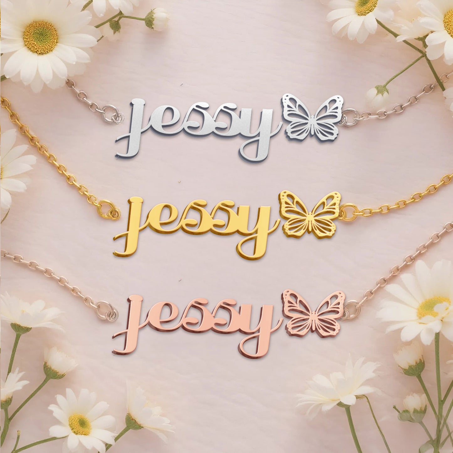 JESSY  TTX22 Personalized Name Necklace – Perfect Gift