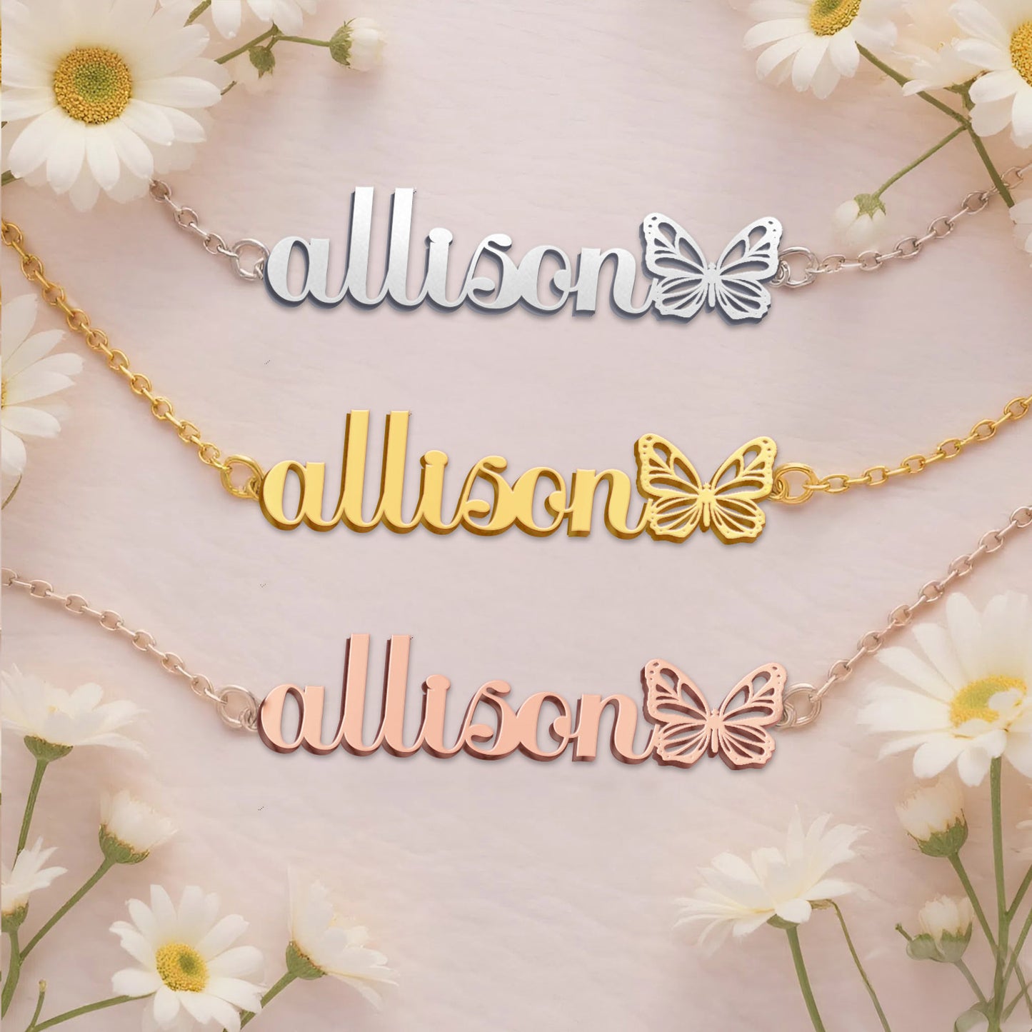 ALLISON  TTX22 Personalized Name Necklace – Perfect Gift