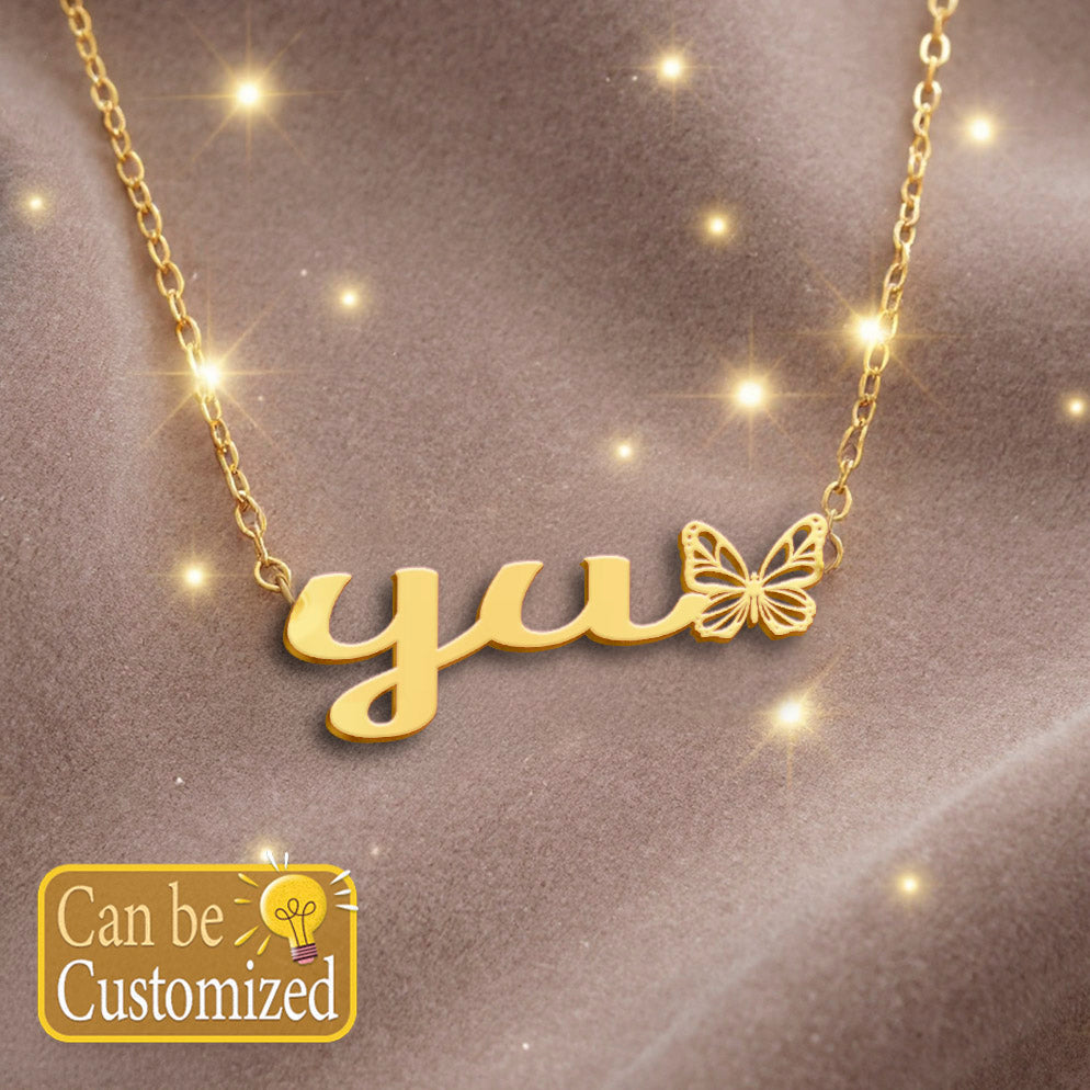 YU  TTL01 Personalized Name Necklace – Perfect Gift