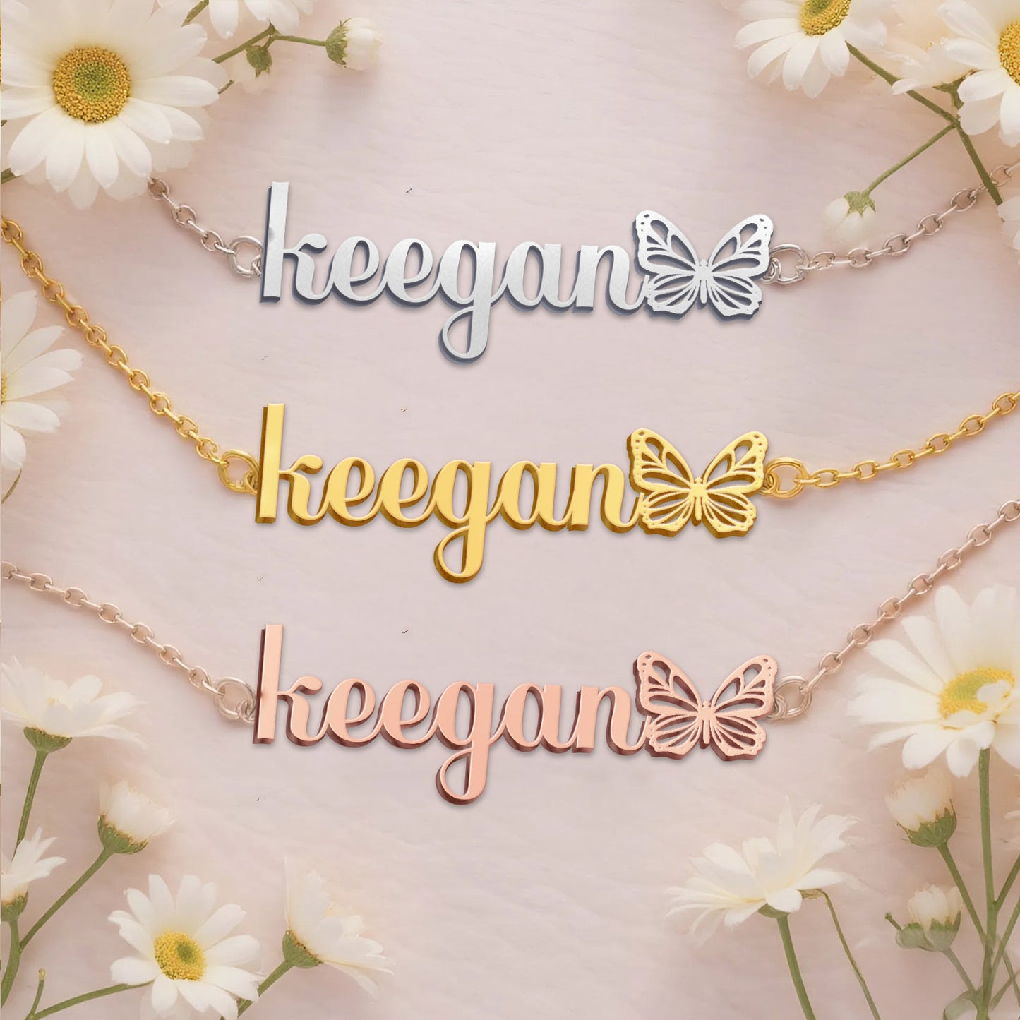 KEEGAN  TTX22 Personalized Name Necklace – Perfect Gift