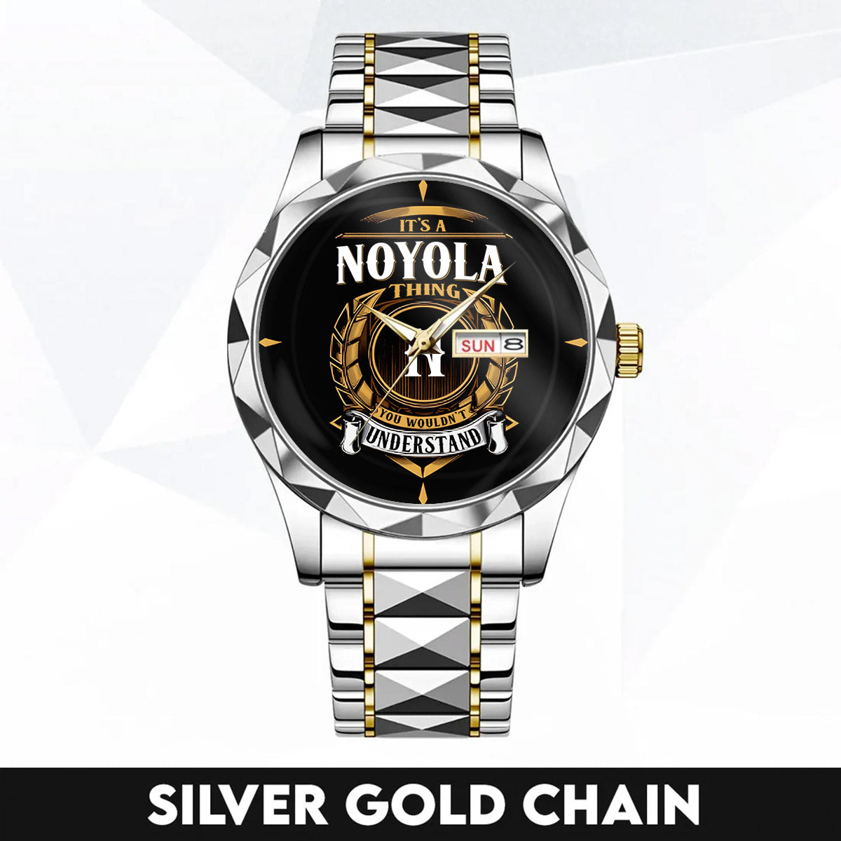 NOYOLA H79-02 Thing You Wouldn't Understand Watch – Custom Name & Initial Watch