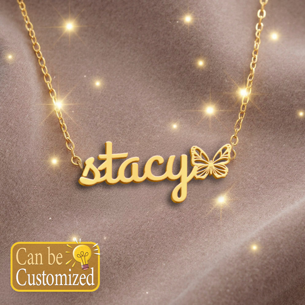 STACY  TTL01 Personalized Name Necklace – Perfect Gift