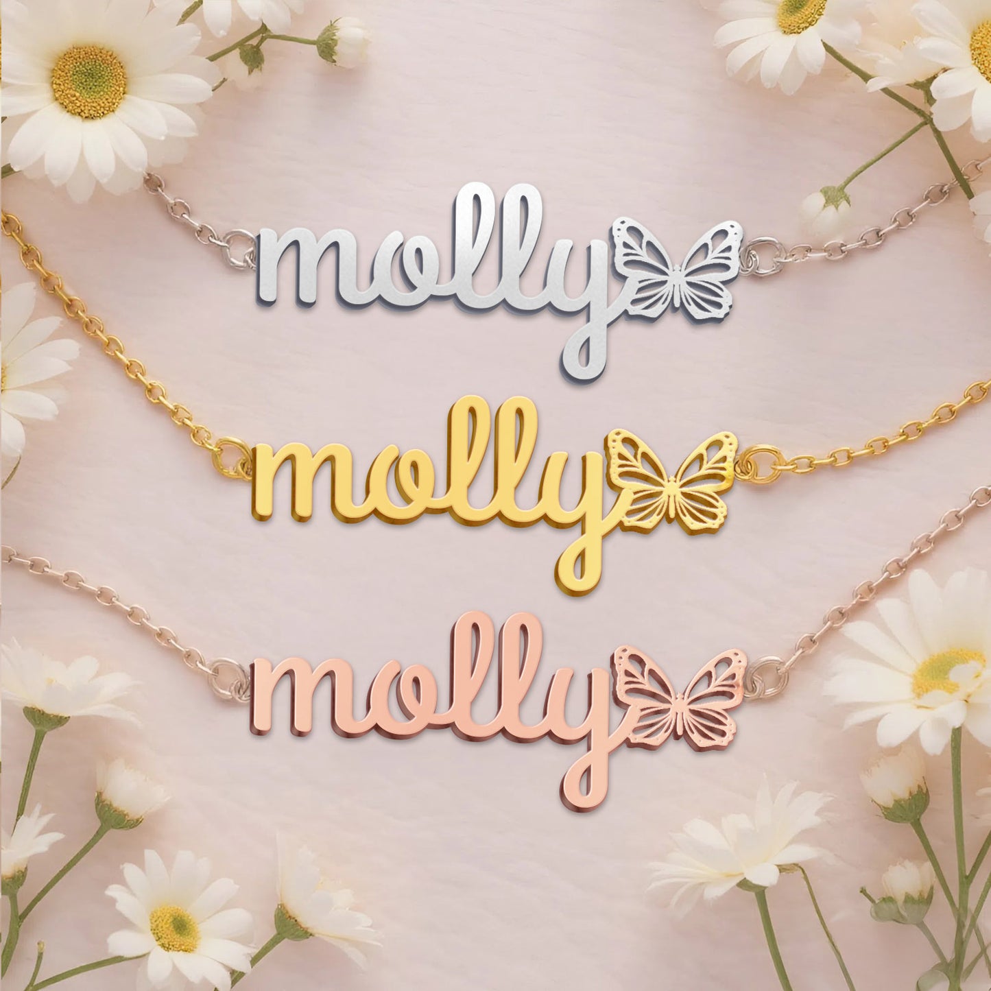 MOLLY  TTL01 Personalized Name Necklace – Perfect Gift