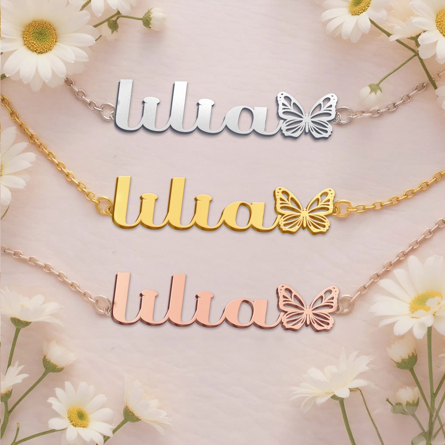 LILIA  TTX22 Personalized Name Necklace – Perfect Gift