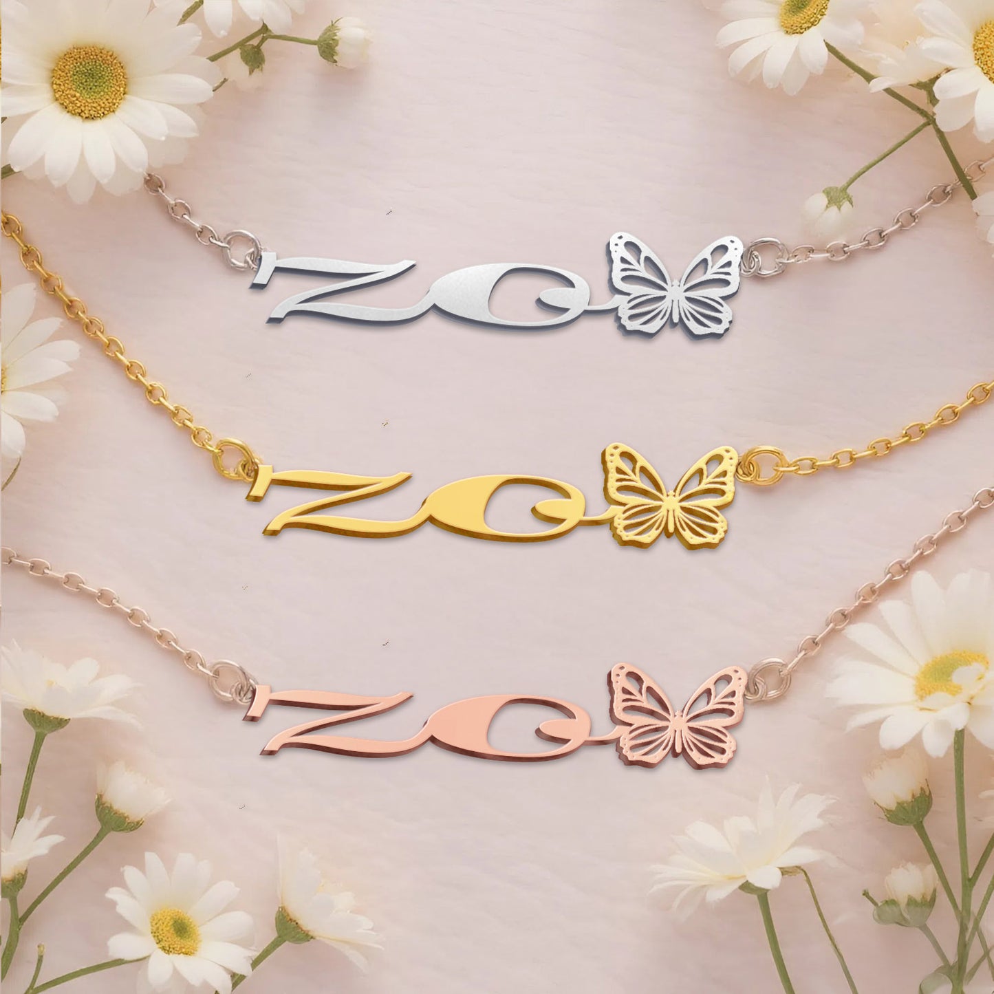 ZO  TTX22 Personalized Name Necklace – Perfect Gift