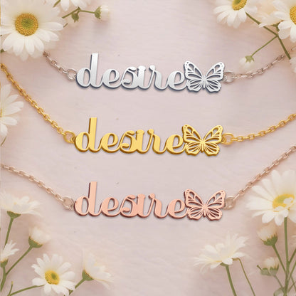 DESIRE  TTX22 Personalized Name Necklace – Perfect Gift