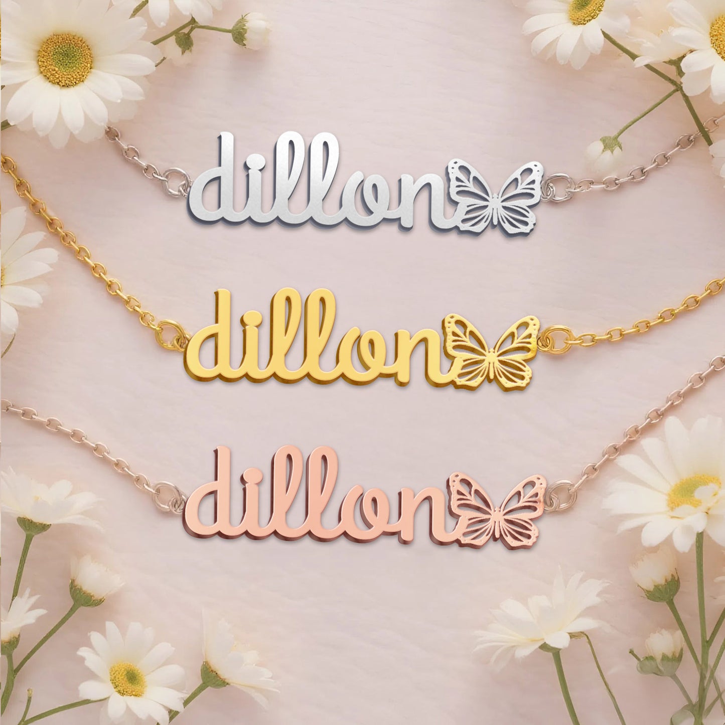 DILLON  TTL01 Personalized Name Necklace – Perfect Gift